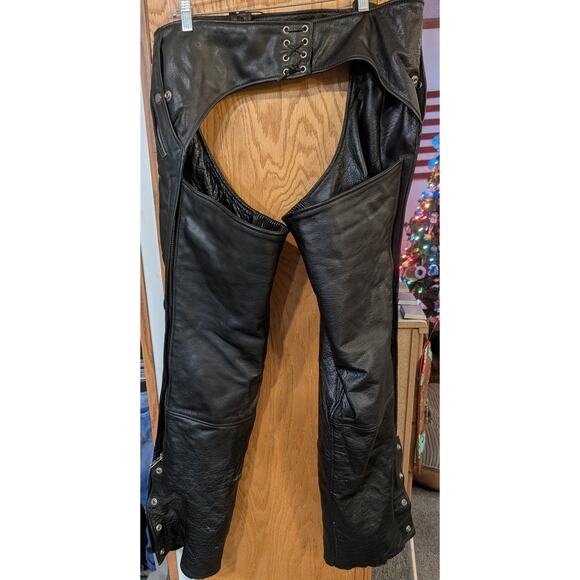 🦃Men's XL First Classics Leather Chaps - Picture 2 of 4